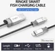 Ringke Gevlochten iPhone Kabel 1.2 Meter Grijs afbeelding 6