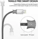 Ringke Gevlochten iPhone Kabel 1.2 Meter Grijs afbeelding 10