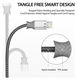 Ringke Gevlochten iPhone Kabel 20CM Grijs afbeelding 8
