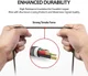 Ringke Smart Fish USB-C Kabel Gevlochten 1.2 Meter Grijs afbeelding 7
