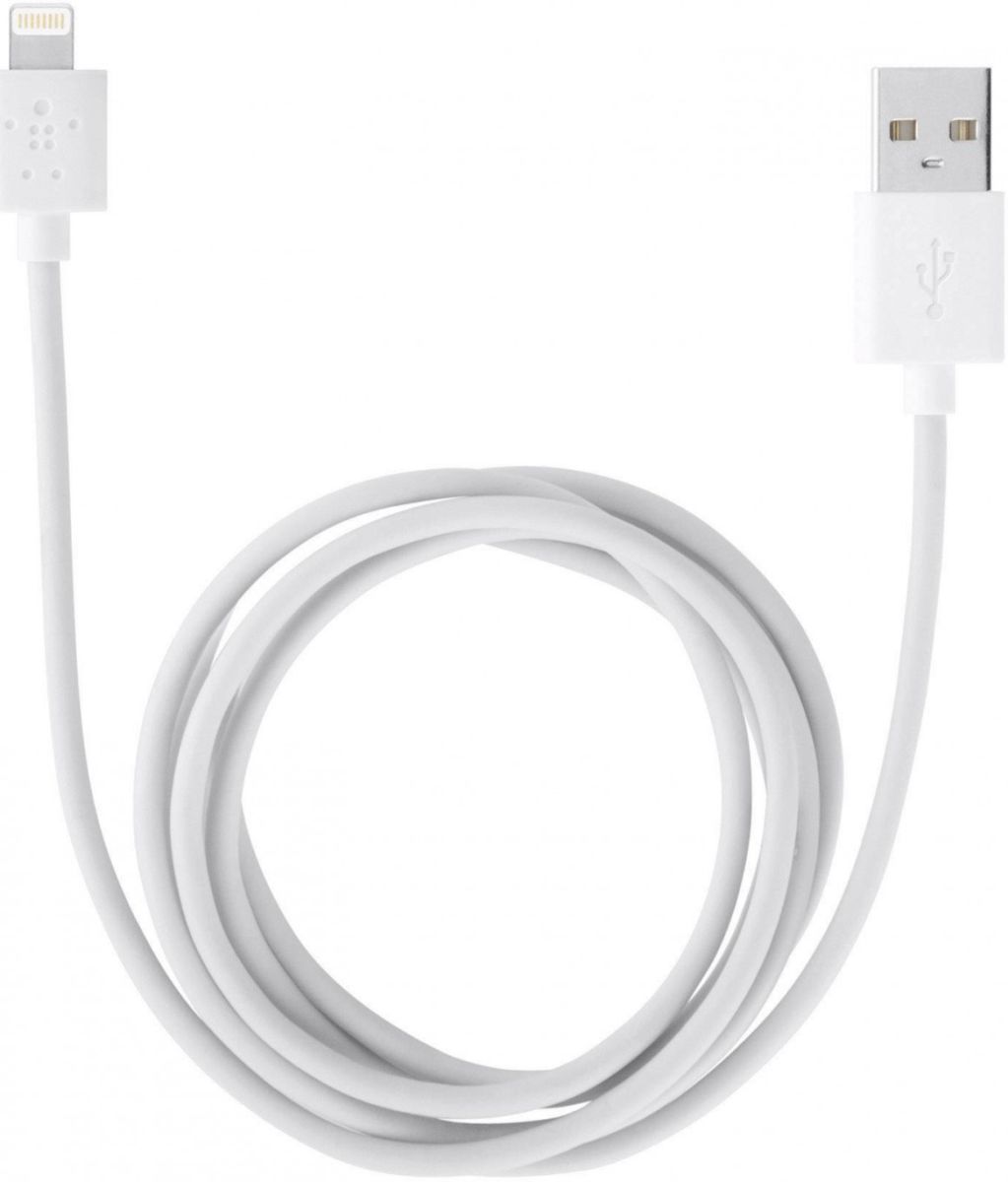 Belkin Mixit Lightning iPhone Kabel 2 Meter Wit afbeelding 2