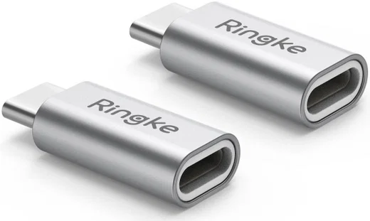 Ringke Apple Lightning naar USB C Adapter 2-pack afbeelding 1