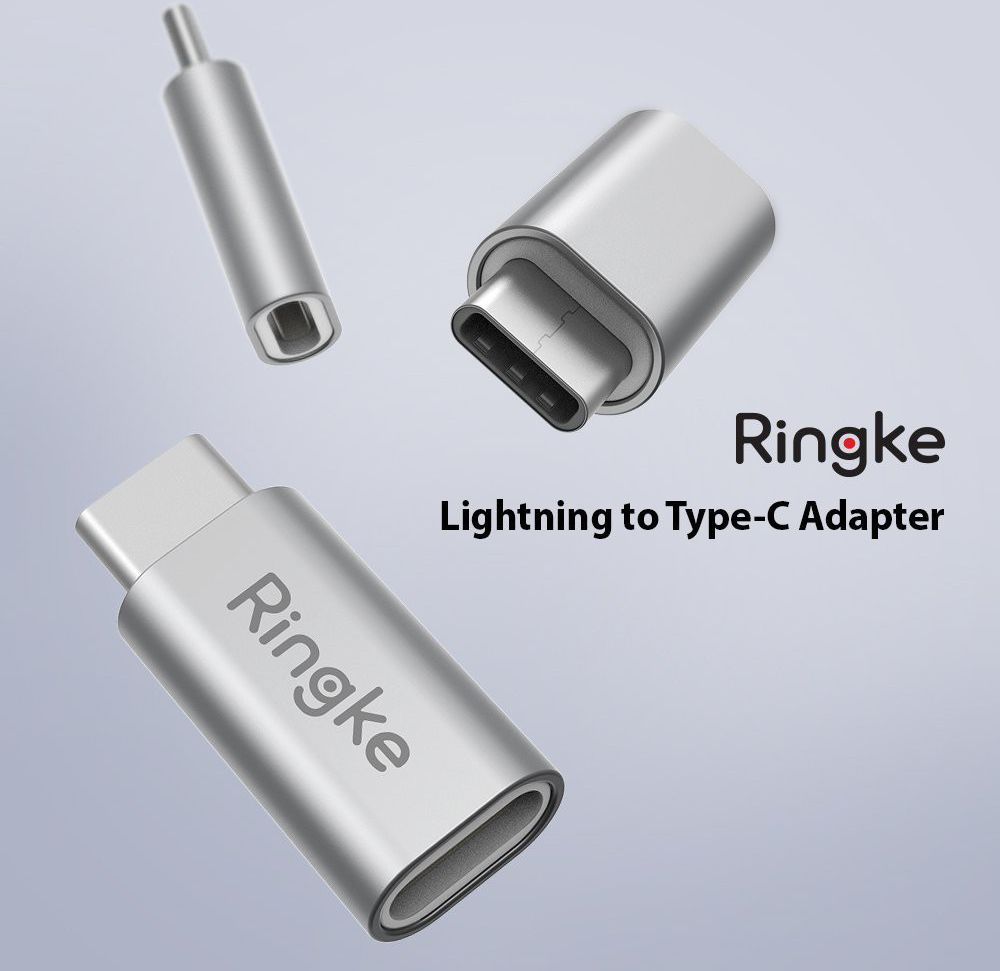 Ringke Apple Lightning naar USB C Adapter 2-pack afbeelding 4