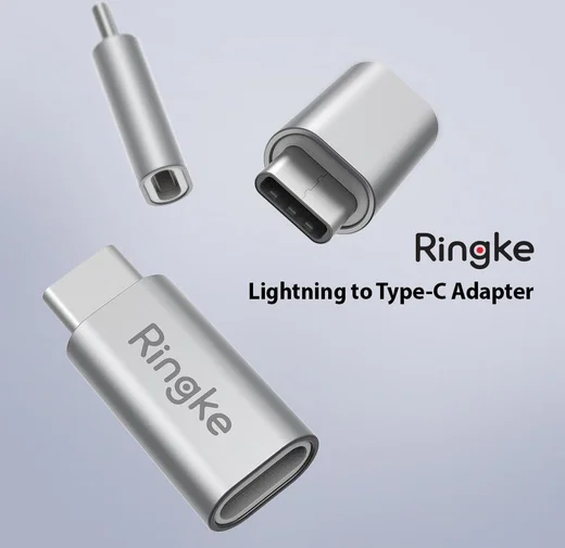 Ringke Apple Lightning naar USB C Adapter 2-pack afbeelding 4