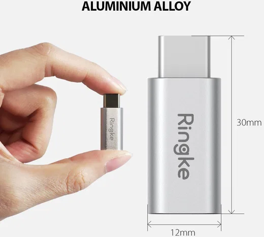 Ringke Apple Lightning naar USB C Adapter 2-pack afbeelding 6