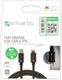 4smarts USB Type C naar Lightning Kabel: 1 meter Zwart afbeelding 4