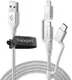 Spigen Essential 3-in-1 Kabelset 1.5 Meter Zilver afbeelding 1