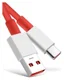 Originele OnePlus Dash USB-A naar USB-C kabel 1 Meter Rood/Wit afbeelding 4