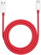 Originele OnePlus Dash USB-A naar USB-C kabel 1 Meter Rood/Wit afbeelding 10