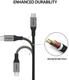 Ringke USB-C naar USB-C Kabel 1.2 Meter Zwart afbeelding 4
