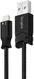 Ringke Gevlochten iPhone Kabel 1.2 Meter Zwart afbeelding 1