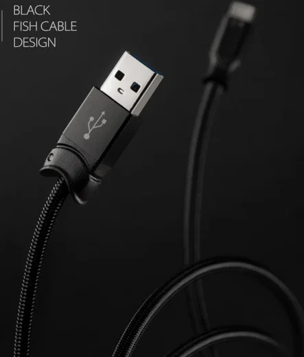 Ringke Gevlochten iPhone Kabel 1.2 Meter Zwart afbeelding 6