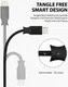 Ringke Gevlochten iPhone Kabel 1.2 Meter Zwart afbeelding 3