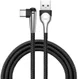 Baseus Fast Charge USB-C Kabel Haakse Hoek 2 Meter Zwart afbeelding 1