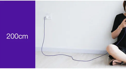 Baseus Fast Charge USB-C Kabel Haakse Hoek 2 Meter Zwart afbeelding 14
