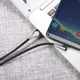 Baseus Fast Charge USB-C Kabel Haakse Hoek 2 Meter Zwart afbeelding 5