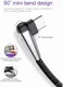 Baseus Fast Charge USB-C Kabel Haakse Hoek 2 Meter Zwart afbeelding 8
