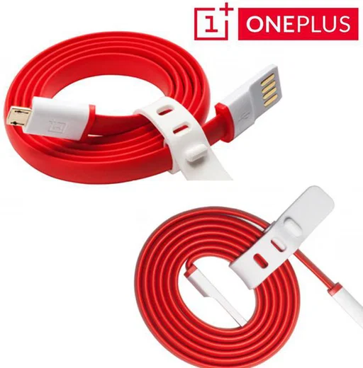 Orginele OnePlus Micro-USB kabel 1m Rood/Wit afbeelding 6