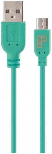 BeHello 0.15 Meter Micro-USB Kabel Groen afbeelding 1
