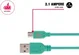 BeHello 0.15 Meter Micro-USB Kabel Groen afbeelding 3