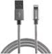 4smarts RAPIDCord USB naar Lightning Kabel Grijs 2 Meter afbeelding 1