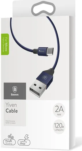 Baseus Gevlochten 1.5m Micro-USB Kabel Blauw afbeelding 10