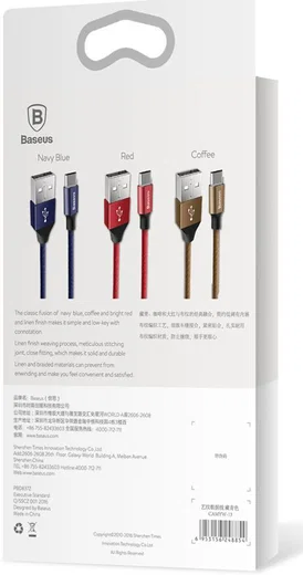 Baseus Gevlochten 1.5m Micro-USB Kabel Blauw afbeelding 11