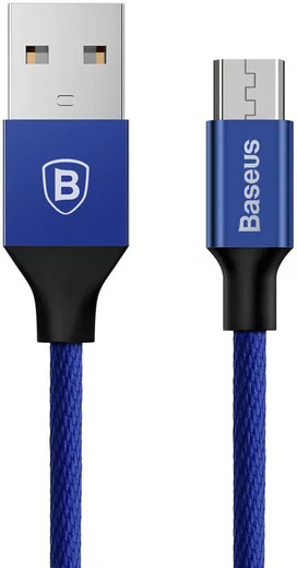 Baseus Gevlochten 1.5m Micro-USB Kabel Blauw afbeelding 3