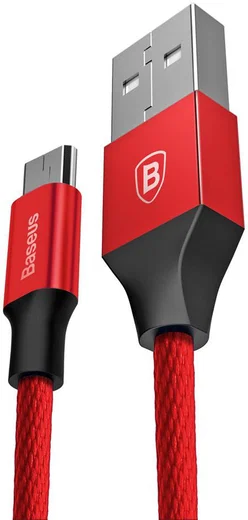 Baseus Gevlochten 1.5m Micro-USB Kabel Rood afbeelding 3