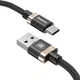 Baseus Gevlochten USB-C Fast Charge Kabel 1.5 Meter 3A Zwart afbeelding 1