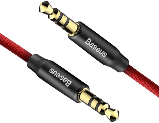 Baseus M30 Audiokabel 1.5 Meter Rood afbeelding 3