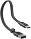 Baseus Platte USB-C Kabel 23cm Zwart afbeelding 1