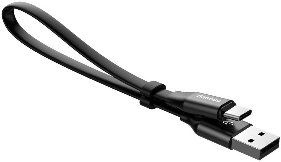 Baseus Platte USB-C Kabel 23cm Zwart afbeelding 6