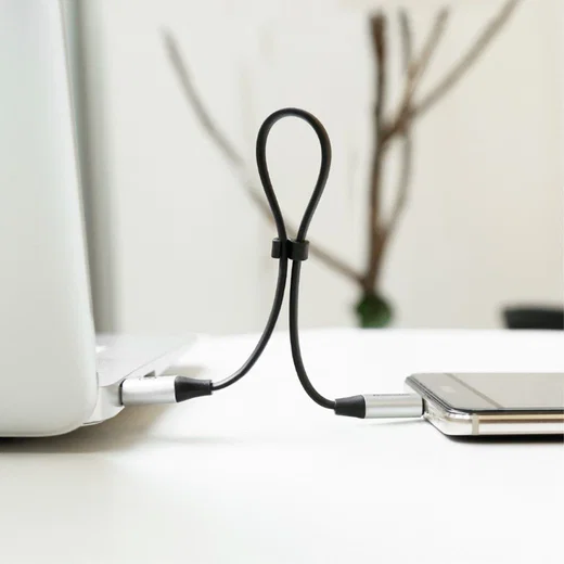 Baseus Platte USB-C Kabel 23cm Zwart afbeelding 7