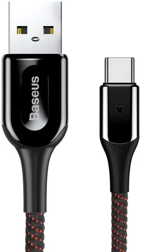 Baseus 3A USB-C Fast Charge Kabel 1M Zwart afbeelding 1