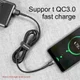 Baseus USB-C Fast Charge Kabel Gevlochten 1 Meter 3A Zwart Grijs afbeelding 12
