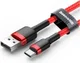 Baseus Gewoven USB-C Fast Charge Kabel 1 Meter Rood afbeelding 3