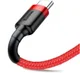 Baseus Gewoven USB-C Fast Charge Kabel 1 Meter Rood afbeelding 5