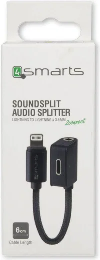 4smarts Soundsplit Adapter Lightning naar Lightning en 3.5mm Audio Aux afbeelding 4