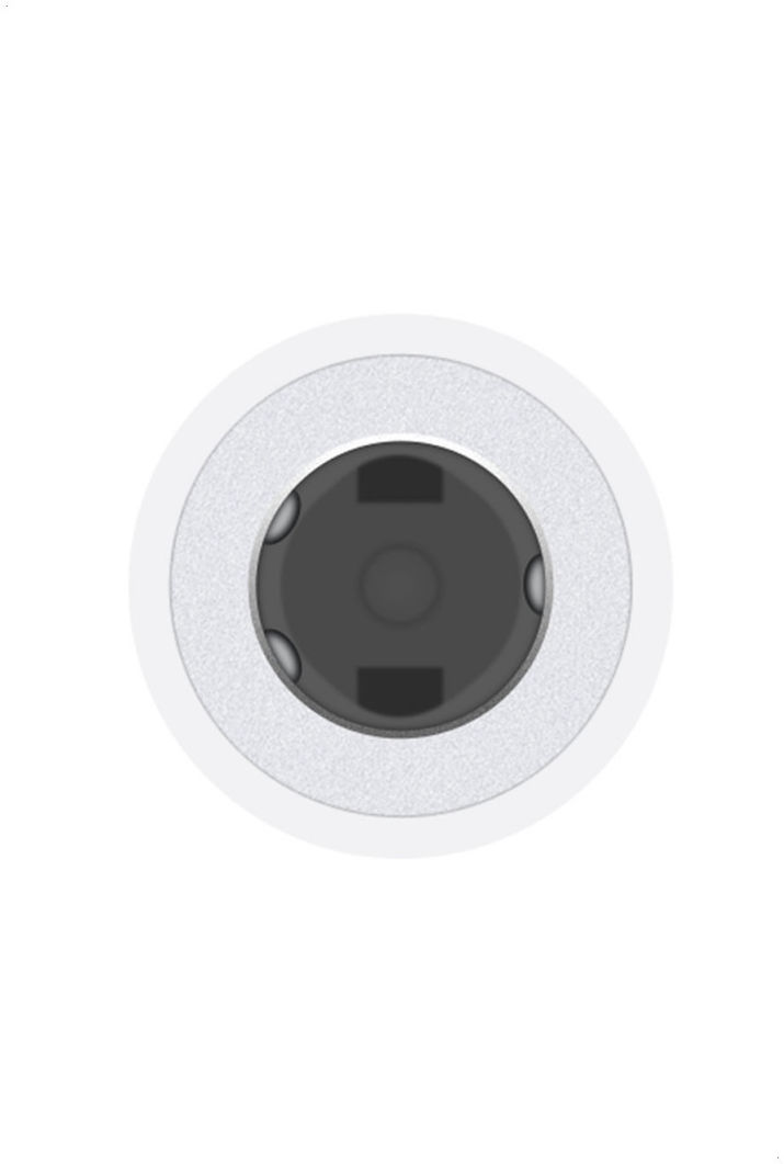 Originele Apple Lightning naar 3,5MM Jack Apple Oortjes Adapter Wit afbeelding 3