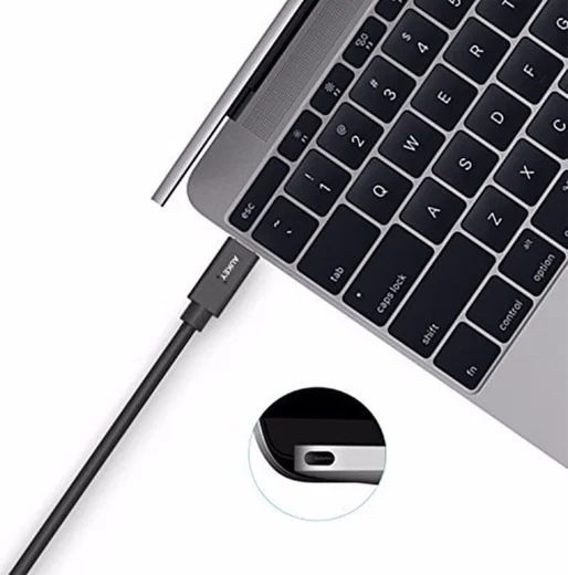 Aukey Premium USB C Kabel 0.9 Meter Zwart afbeelding 3