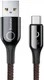 Baseus USB-C Gevlochten Data Kabel 1M Zwart afbeelding 1