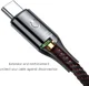 Baseus USB-C Gevlochten Data Kabel 1M Zwart afbeelding 3