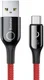 Baseus USB-C Gevlochten Data Kabel 1M Rood afbeelding 1