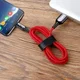 Baseus USB-C Gevlochten Data Kabel 1M Rood afbeelding 7