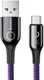 Baseus USB-C Gevlochten Data Kabel 1M Paars afbeelding 1