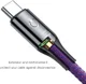 Baseus USB-C Gevlochten Data Kabel 1M Paars afbeelding 3