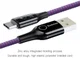 Baseus USB-C Gevlochten Data Kabel 1M Paars afbeelding 6