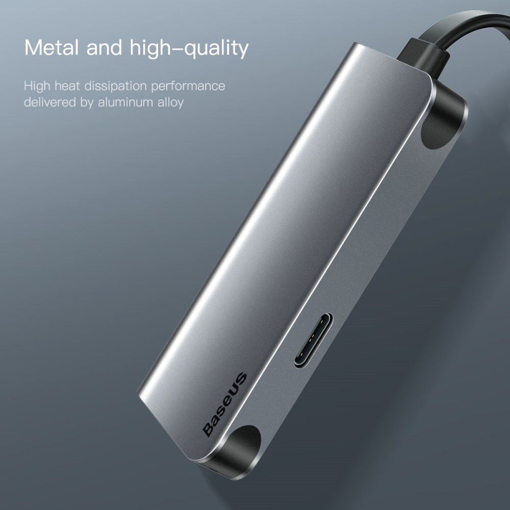 Baseus Little Box USB C naar HDMI Kabel Converter Grijs afbeelding 9
