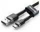 Baseus Gevlochten USB Type C Kabel 2 Meter 2A Zwart Grijs afbeelding 3